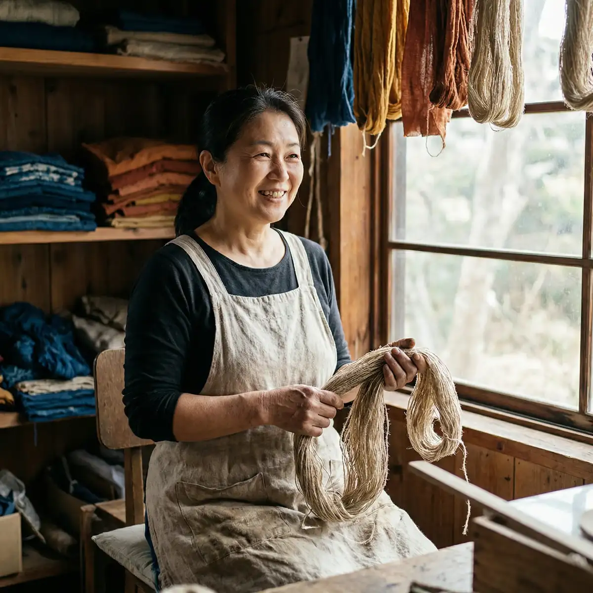 匠人林素云 - 植物染艺传承人 | 麻豆传媒