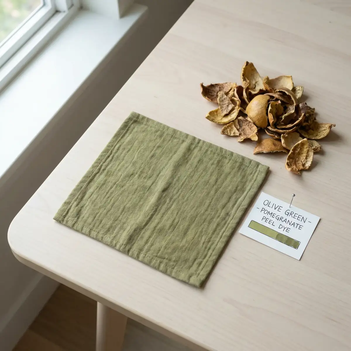 石榴皮 - 天然橄榄绿植物染料 | 麻豆传媒