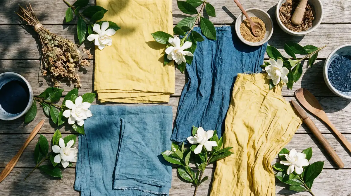 夏之栀染 - 栀子花黄植物染 | 麻豆传媒